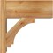 Ekena Millwork Imperial Block Rough Sawn Outlooker, Western Red Cedar, 8"W x 18"D x 18"H OUT08X18X18IMP05RWR - alternate 4
